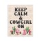 Stupell Industries Keep Calm & Cowgirl On Wall Plaque Art Design by Lettered and Lined